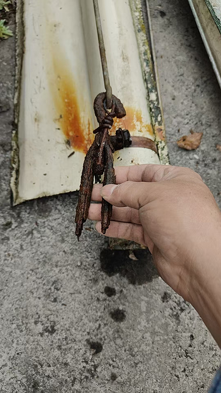 四川隆昌1台150型冷却塔维修现场