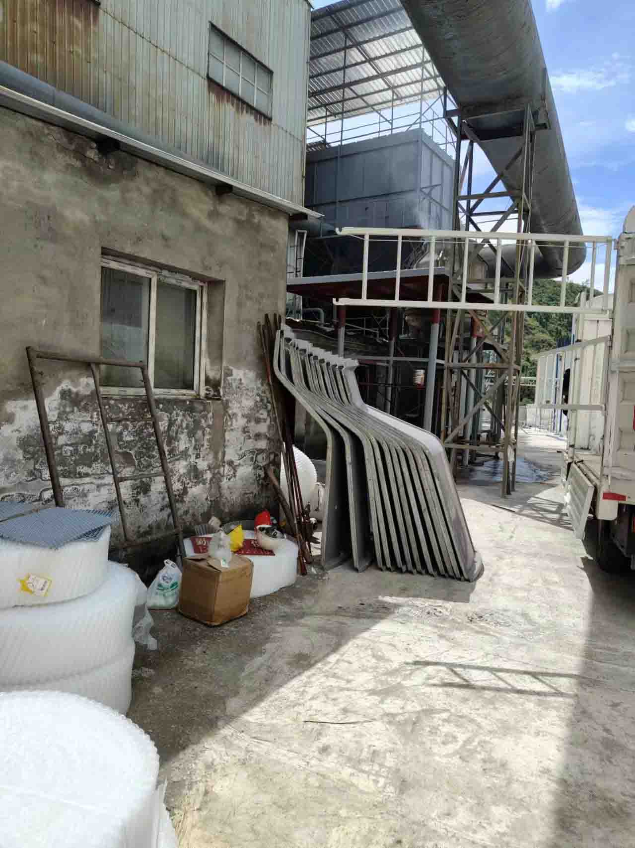 四川雅安石棉冷却塔安装现场-使用单位石棉柏森磨料科技