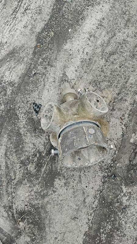 四川隆昌1台150型冷却塔维修现场